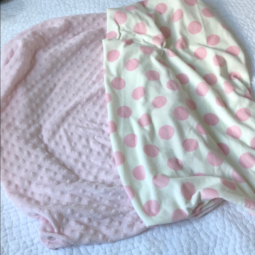 Baby Girl Boppy and Carter’s changing pad covers